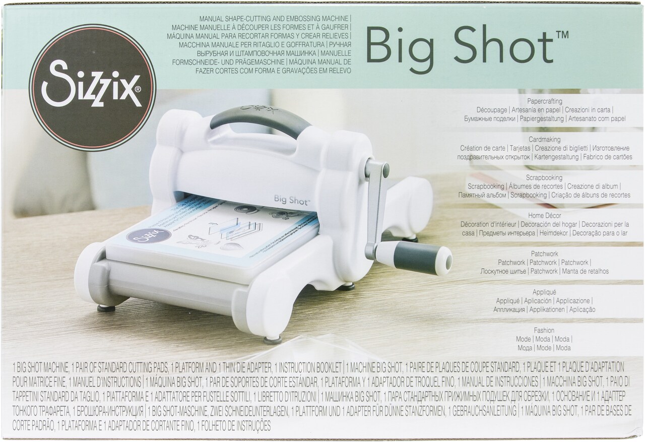 Sizzix Big Shot Machine-White W/Gray
